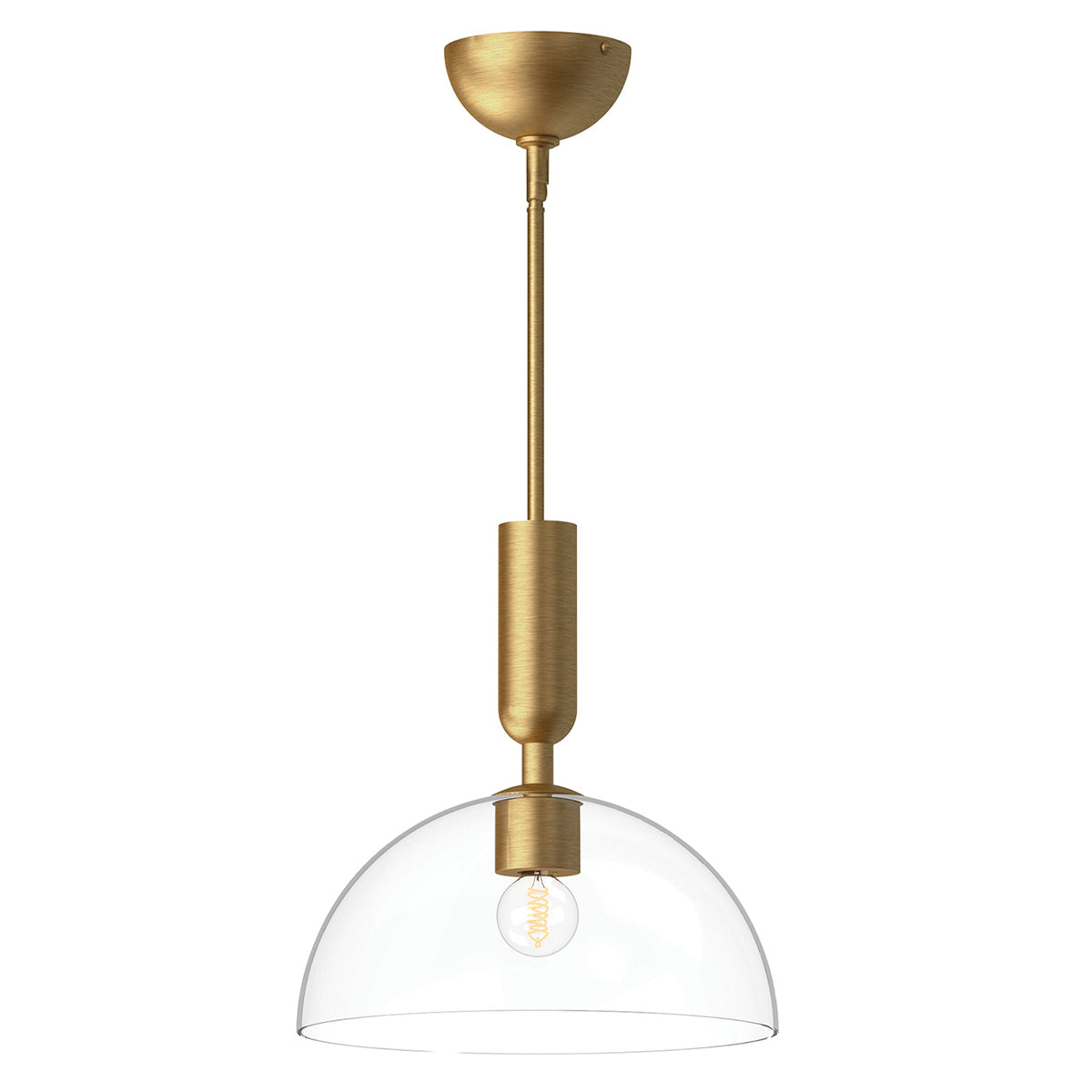 Elstead Lighting Suspension Jude · Or brossé ALM-JUDE-P-GD-CL – Suspensions