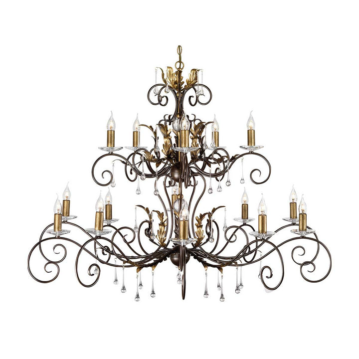 Elstead Lighting Lustre Amarilli 15 lumières AML15-BRONZE