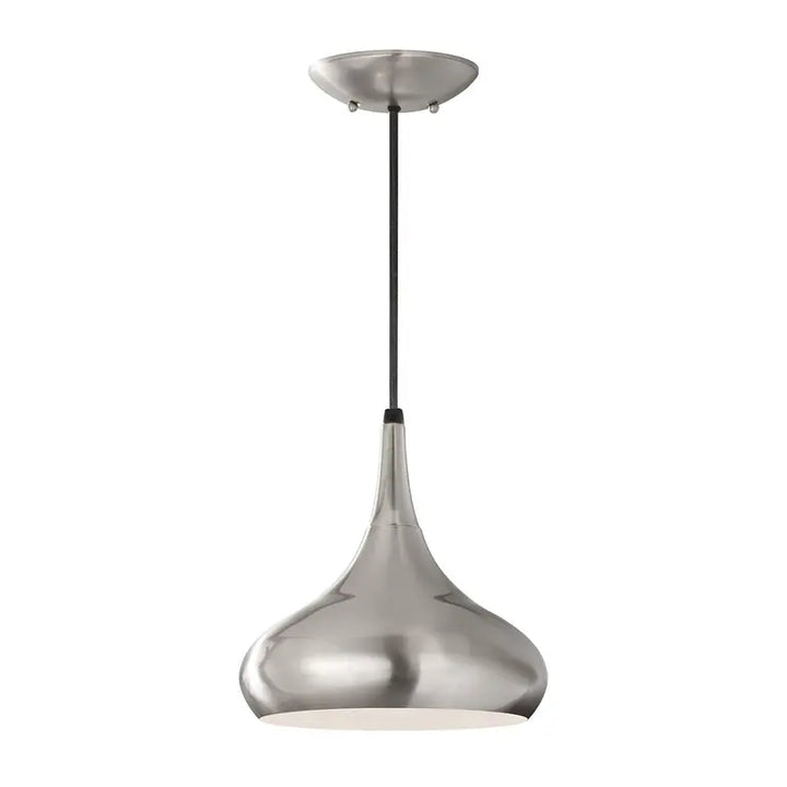 Elstead Lighting Suspension Beso · Acier brossé · Ø 25.4 cm FE-BESO-P-M-BS