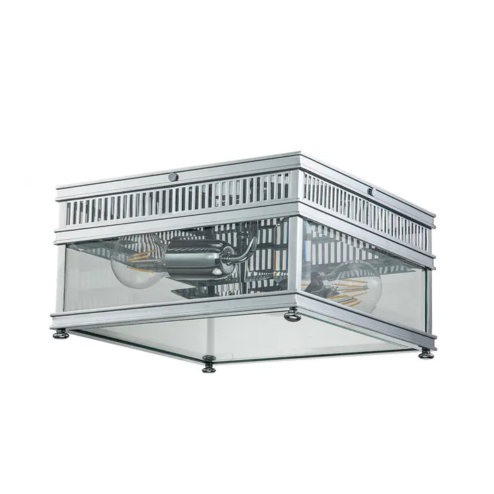 Elstead Lighting Plafonnier Holborn 2 lumières · Chrome poli HOLBORN-F-PC
