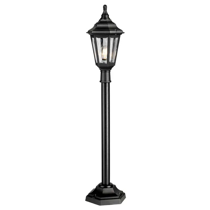 Elstead Lighting Lampadaire Kinsale · Noir · H 118 cm KINSALE-PILLAR