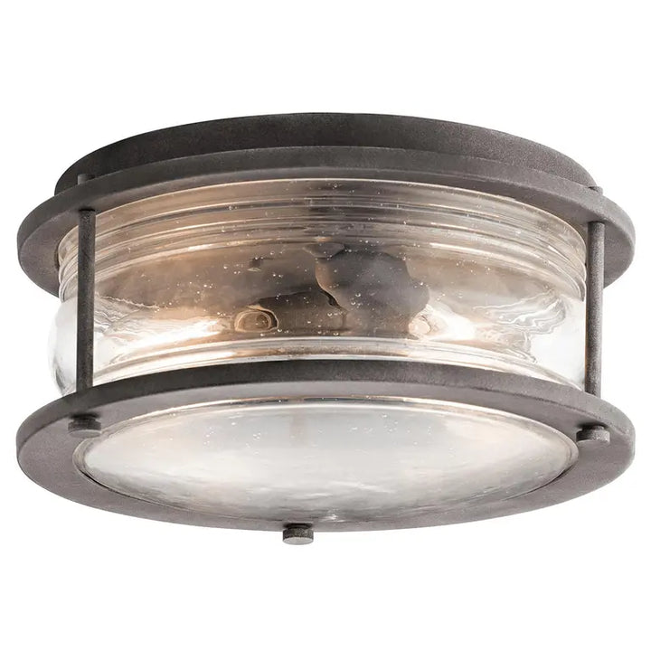 Kichler · Elstead Plafonnier Ashland Bay 2 lumières · Patiné KL-ASHLANDBAY-F