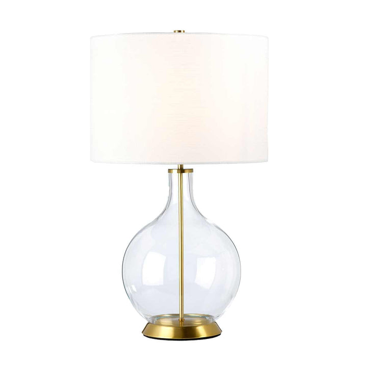 Elstead Lighting Lampe à poser Orb ORB-CLEAR-AB-WHT