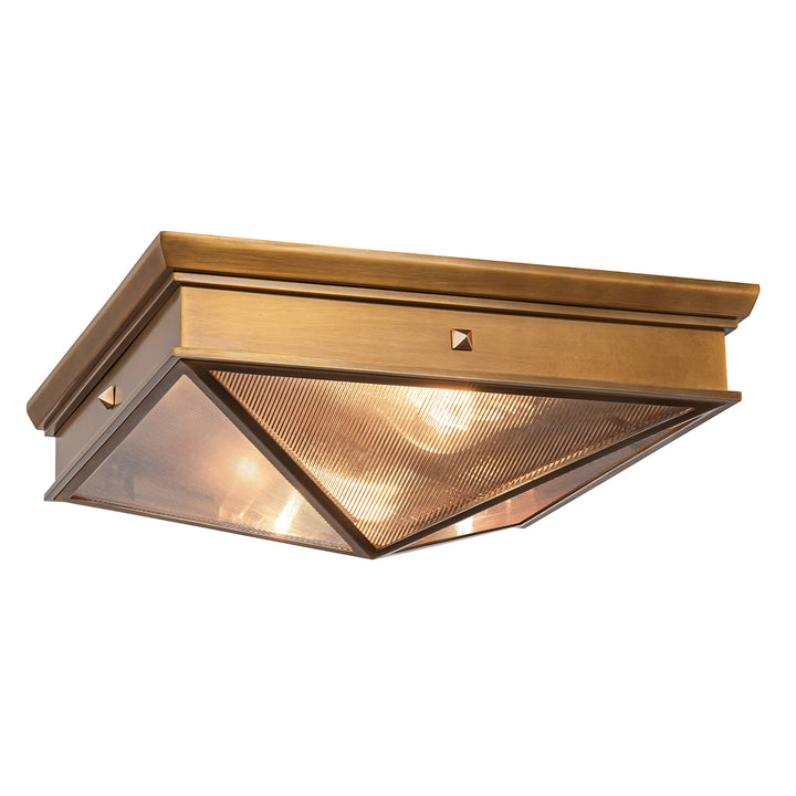 Quintiesse Plafonnier Cairo 2 lumières QN-CAIRO-F-M-VBS-CR