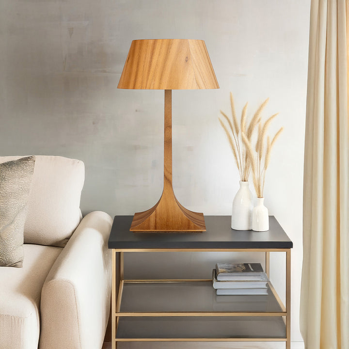 Quintiesse Lampe à poser Nostalgia QN-NOSTALGIA-TL-M-TEAK