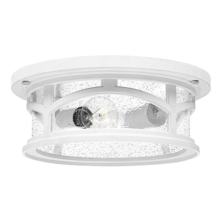 Quoizel · Elstead Plafonnier Marblehead 2 lumières · Blanc QZ-MARBLEHEAD-F-WHT