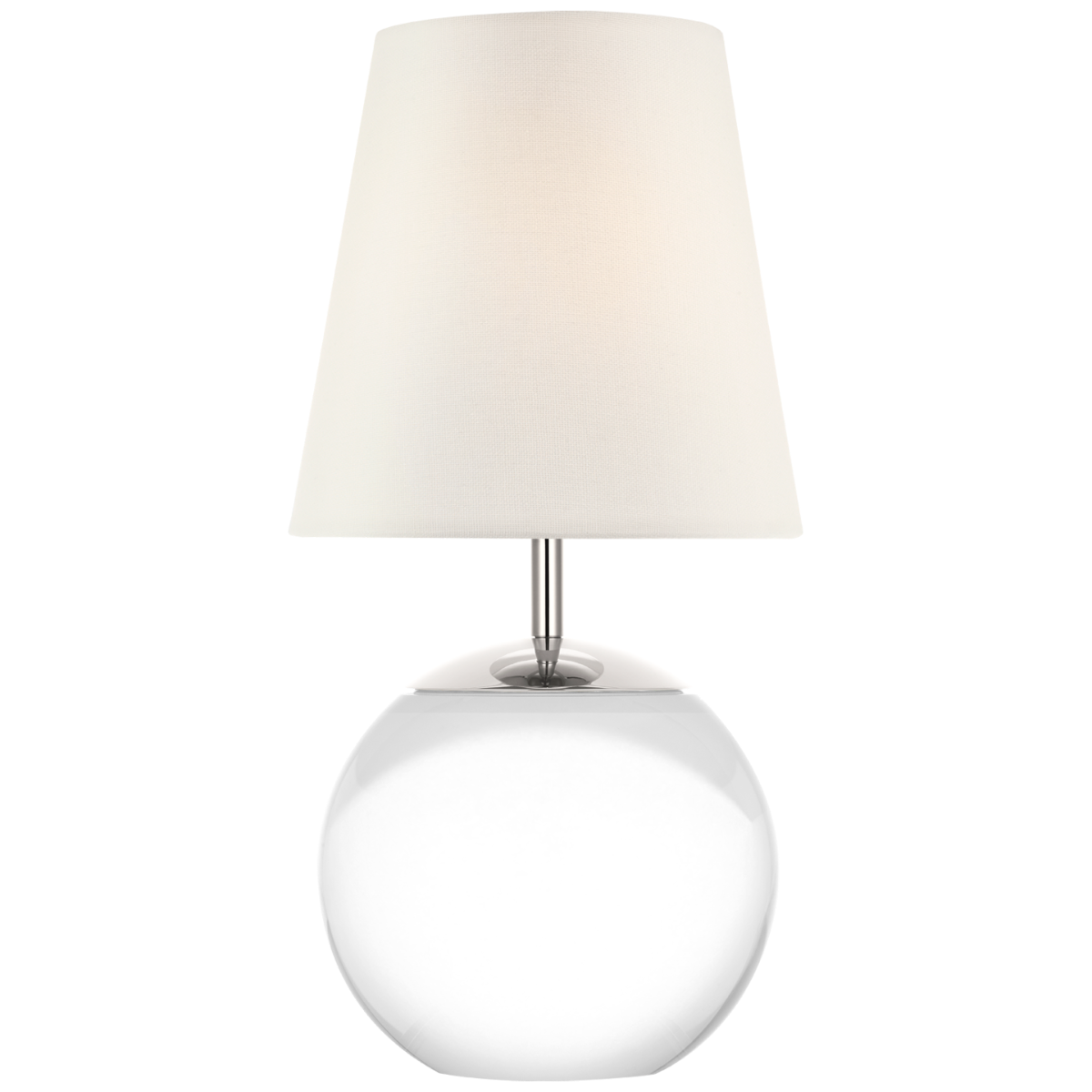 Visual Comfort Terri 30 cm Accent TOB3100CGLCL – Lampes rechargeables