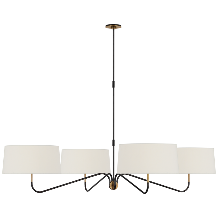 Visual Comfort Canto grand modèle Four Arm VC-TOB5350BZHABL