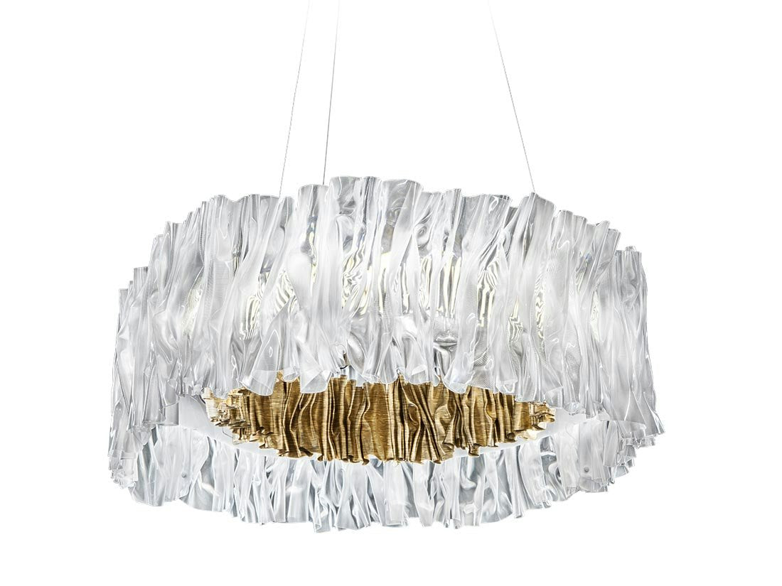Slamp Accordéon Suspension · Or · Ø 57 cm · 3000 K ACRSM00GLD01T30NMTEU – Suspensions
