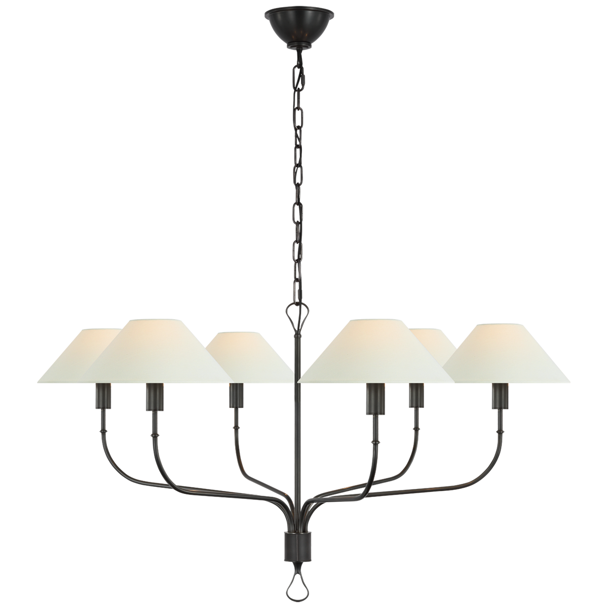 Visual Comfort Griffin très grand modèle Tail AL5005BZCHCL – Lustres