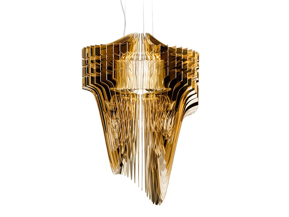 Slamp Aria · Or · Ø 70 cm ARISL00GLD01T00E27EU – Suspensions