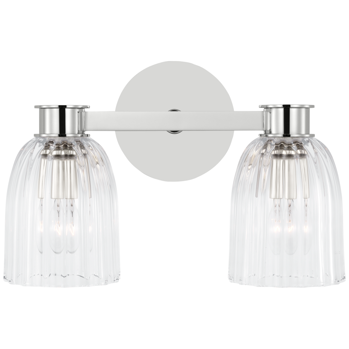 Visual Comfort Asalea 2 lumières ARN2502PNCG – Salle de bain