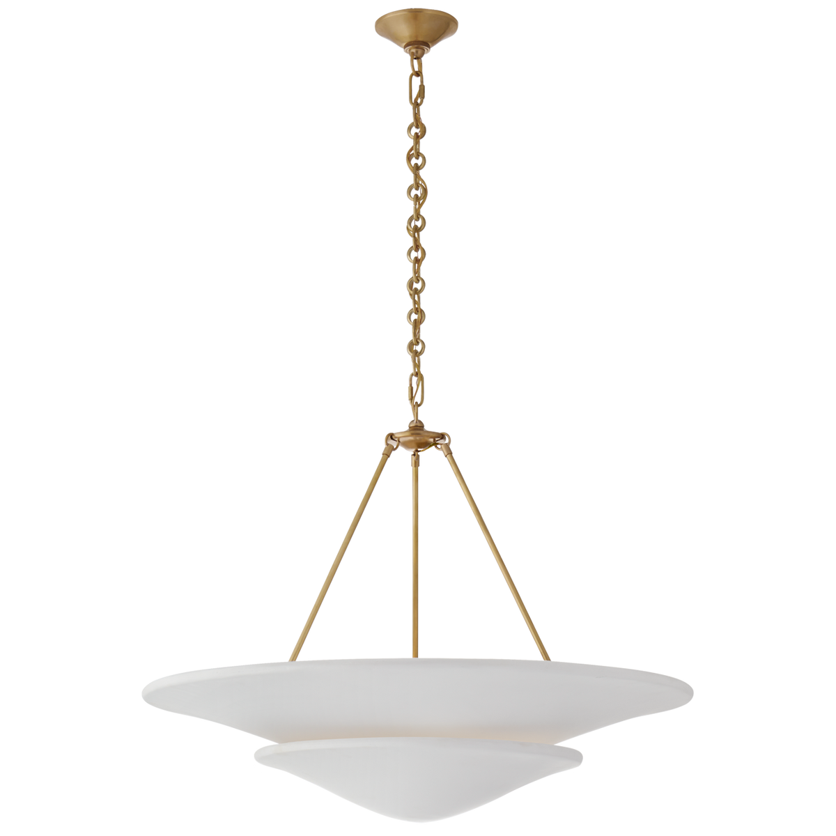 Visual Comfort Mollino grand modèle à étages ARN5427HABPW – Lustres