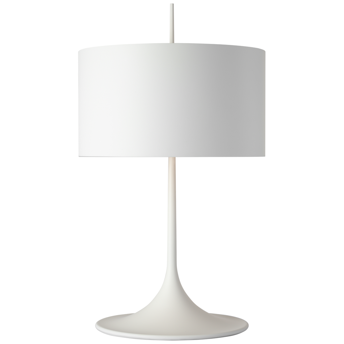 Visual Comfort Spinet 66 cm Modern Trumpet BBL3301WHTWHT – Lampes à poser