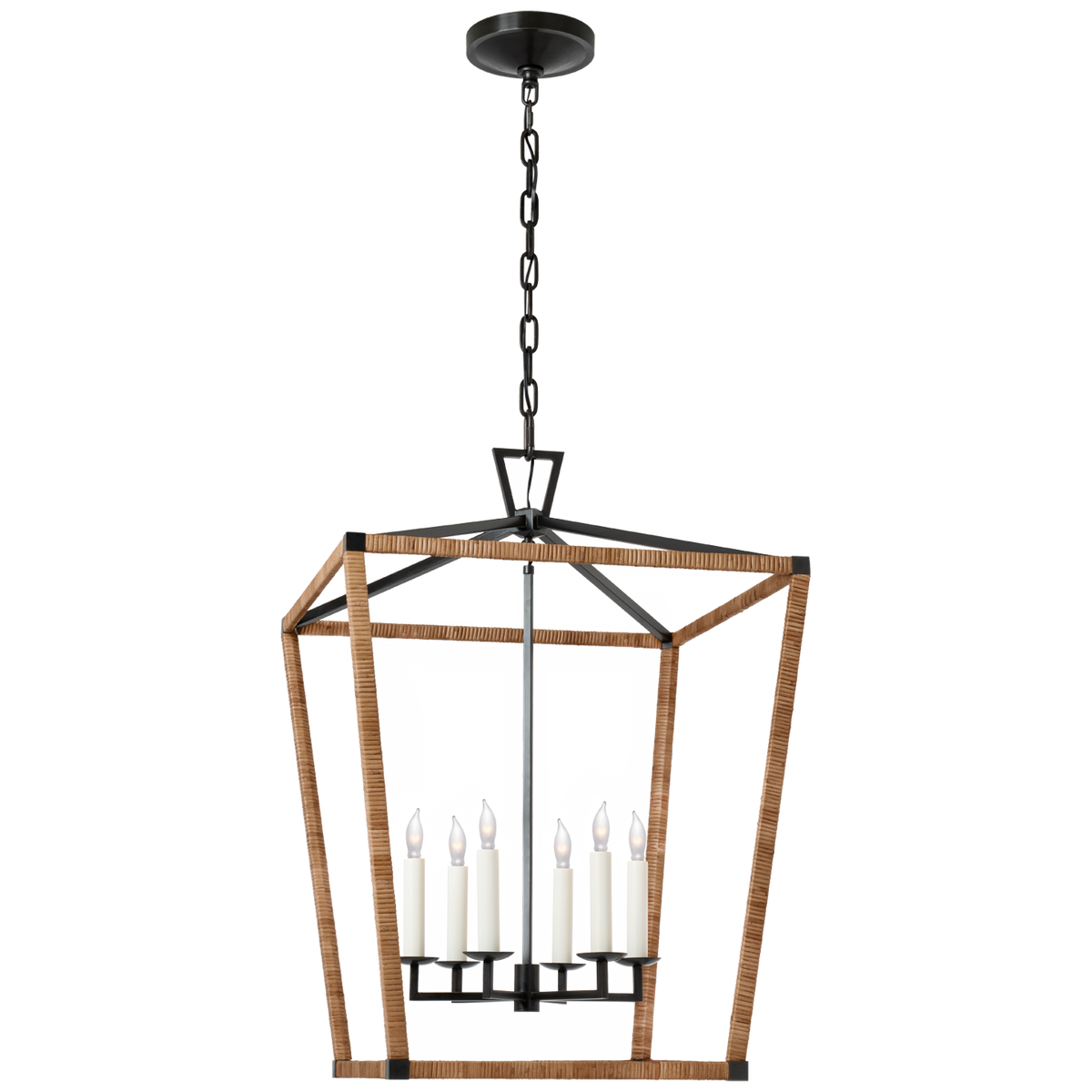 Visual Comfort Darlana grand modèle gainé CHC5879AINRT – Suspensions