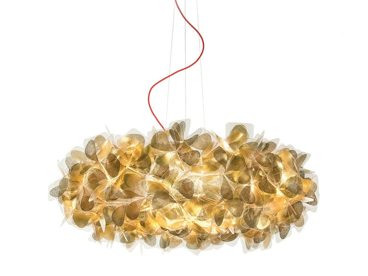 Slamp Clizia Mama Non Mama Suspension · Or · Ø 78 cm · câble rouge CLISL00GNM01R00000EU