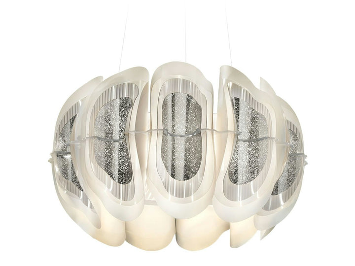 Slamp Fiordlys Suspension · Argent · Ø 56 cm FRDSM00SLV01T00ROUEU