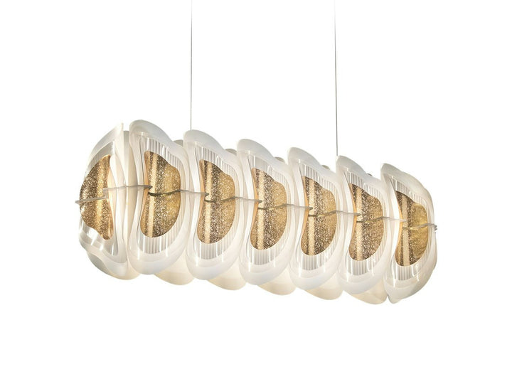 Slamp Fiordlys Suspension · Or · L 90 cm FRDSXXLGLD01T00LINEU