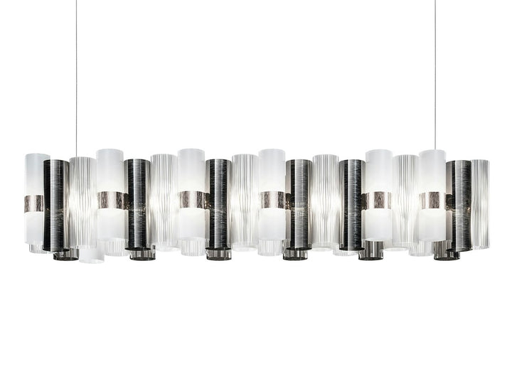 Slamp La Lollo Suspension · Étain · L 142 cm LALS3XLPWT01T00NMTEU
