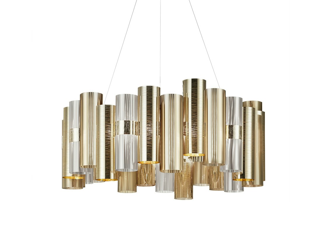 Slamp La Lollo Suspension · Or · Taille L LALSL00GLD01T00NMTEU – Suspensions