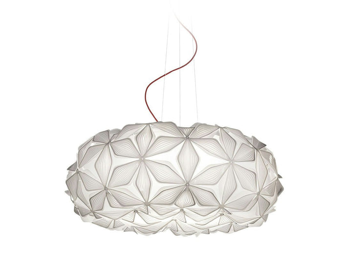 Slamp C'est La Vie Suspension · Blanc · Ø 70 cm · câble rouge LAVSL00CEW01R00000EU