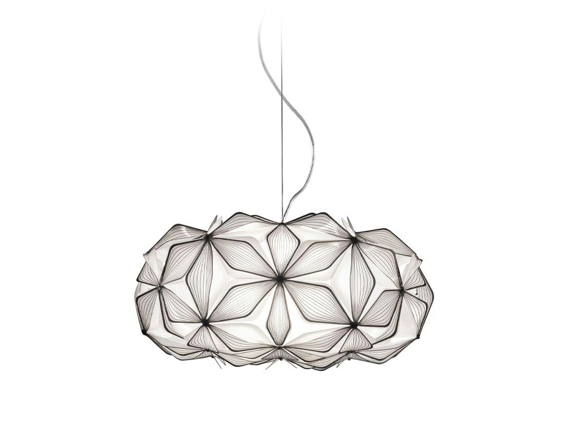 Slamp C'est La Vie Suspension · Noir · Ø 53 cm · câble transparent LAVSM00CEB01T00000EU – Suspensions