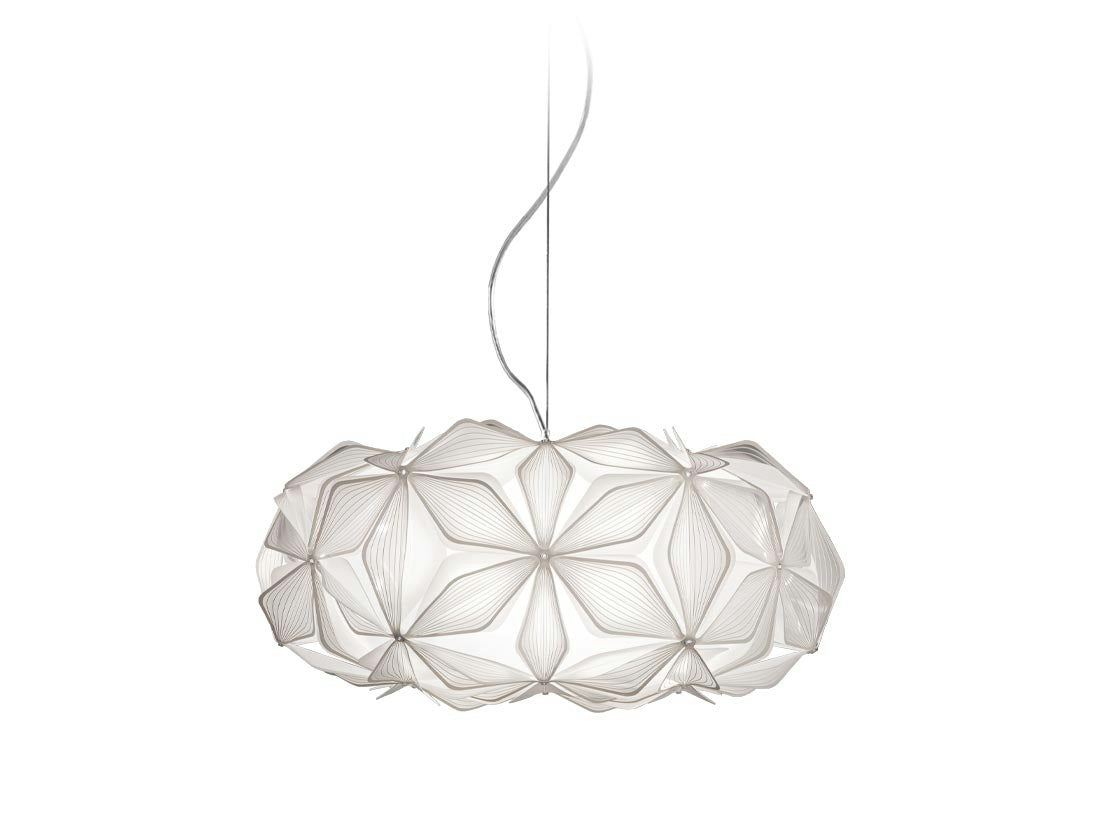 Slamp C'est La Vie Suspension · Blanc · Ø 53 cm · câble transparent LAVSM00CEW01T00000EU – Suspensions