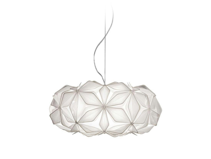 Slamp C'est La Vie Suspension · Blanc · Ø 53 cm · câble transparent LAVSM00CEW01T00000EU