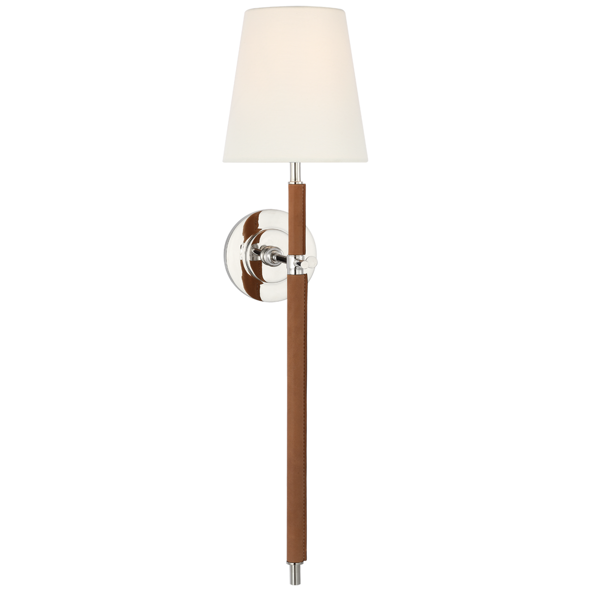 Visual Comfort Bryant grand modèle gainé Tail TOB2582PNNATL – Appliques murales