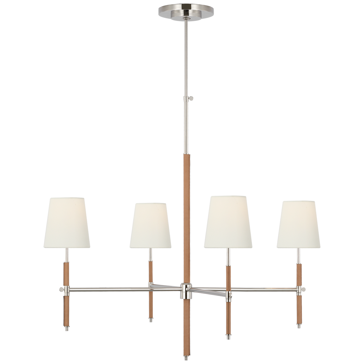 Visual Comfort Bryant grand modèle gainé TOB5582PNNATL – Lustres