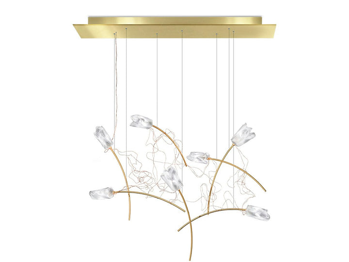 Slamp Tulip Suspension · 7 modules linéaires TULSM00PRS03CLDLNCEU