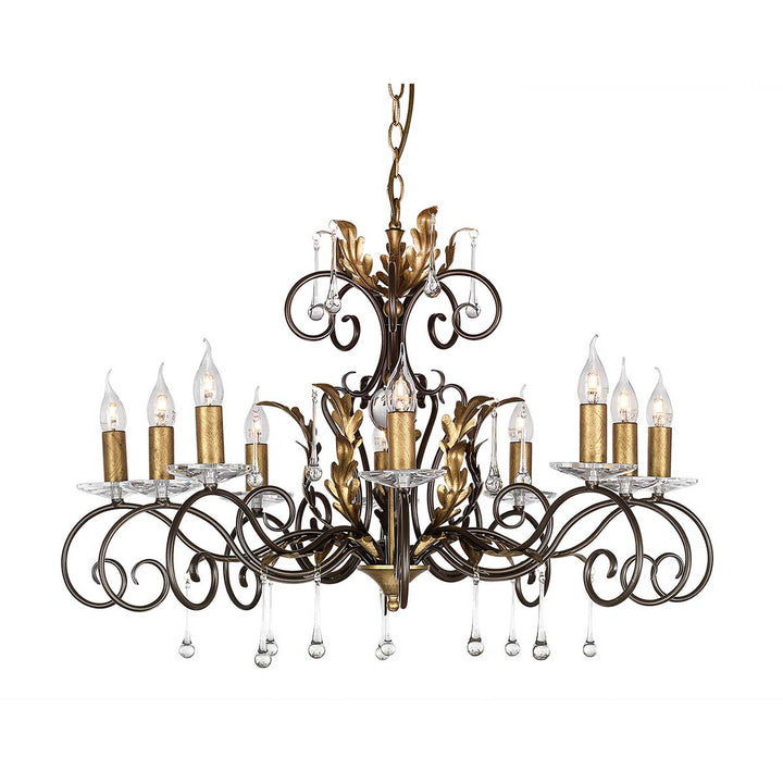 Elstead Lighting Lustre Amarilli 10 lumières AML10-BRONZE