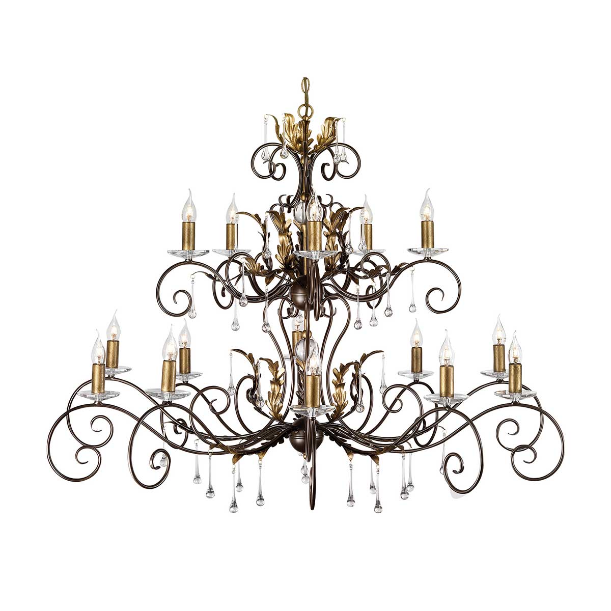 Elstead Lighting Lustre Amarilli 15 lumières AML15-BRONZE – Lustres