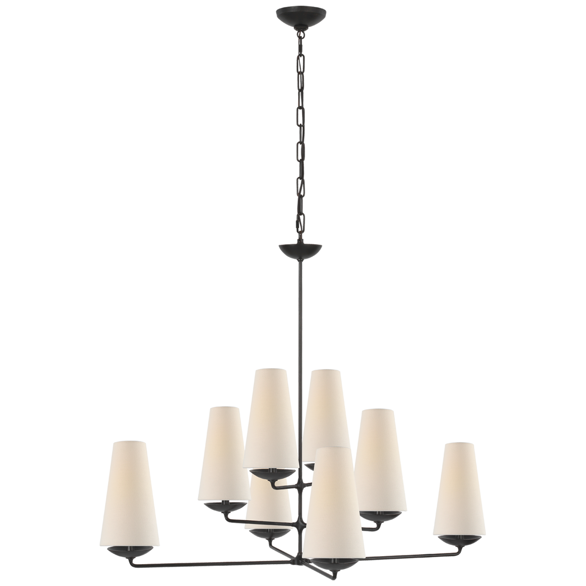 Visual Comfort Fontaine grand modèle Offset ARN5205AIL – Lustres