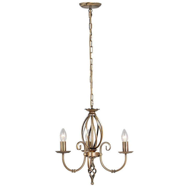 Elstead Lighting Lustre Artisan 3 lumières ART3-AGD-BRASS