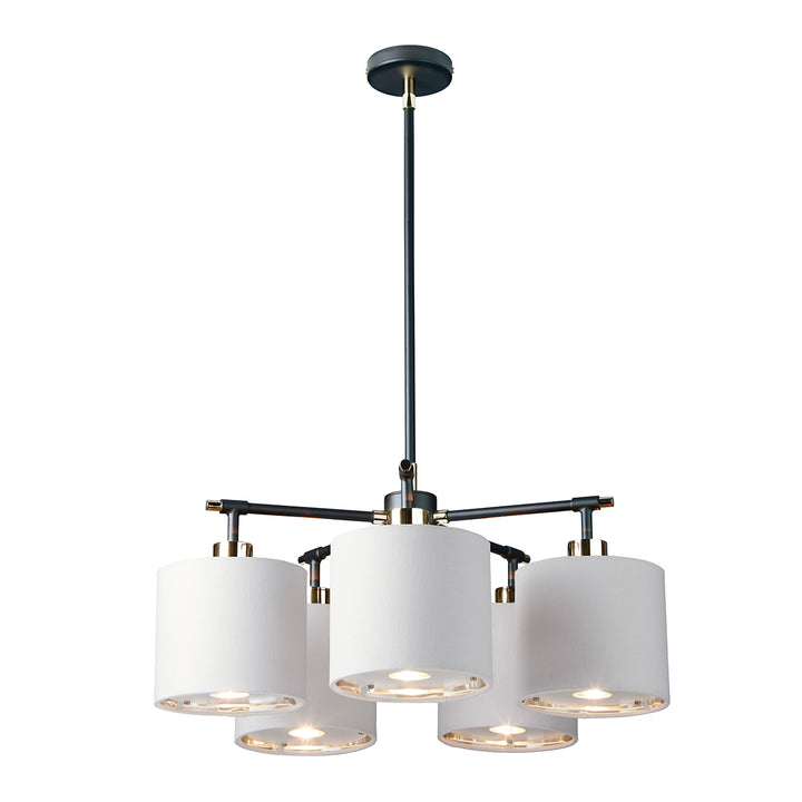 Elstead Lighting Lustre Balance 5 lumières BALANCE5-BKPN