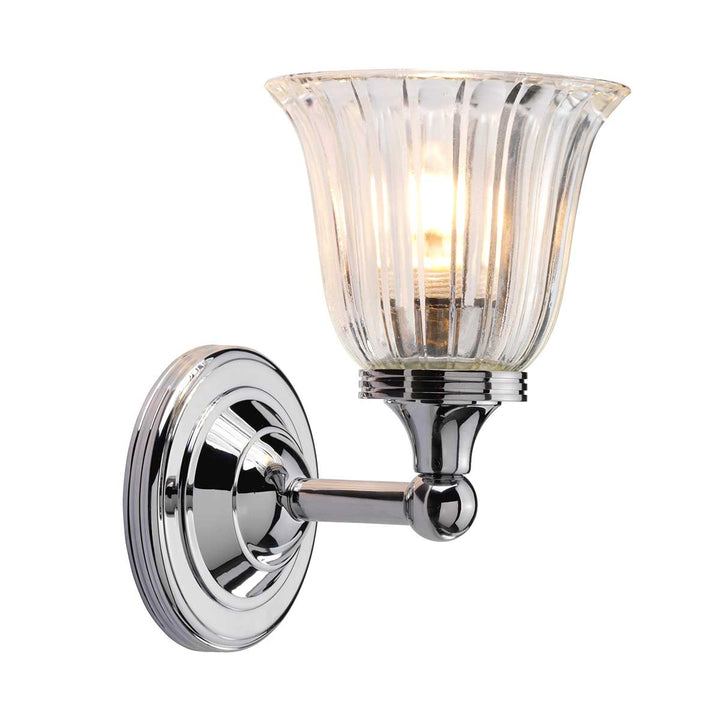 Elstead Lighting Applique de salle de bain Austen · Chrome poli · H 21.7 cm BATH-AUSTEN1-PC