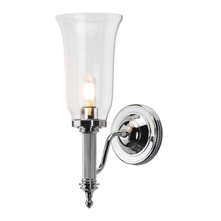 Elstead Lighting Applique de salle de bain Carroll · Chrome poli · H 34.5 cm BATH-CARROLL2-PC