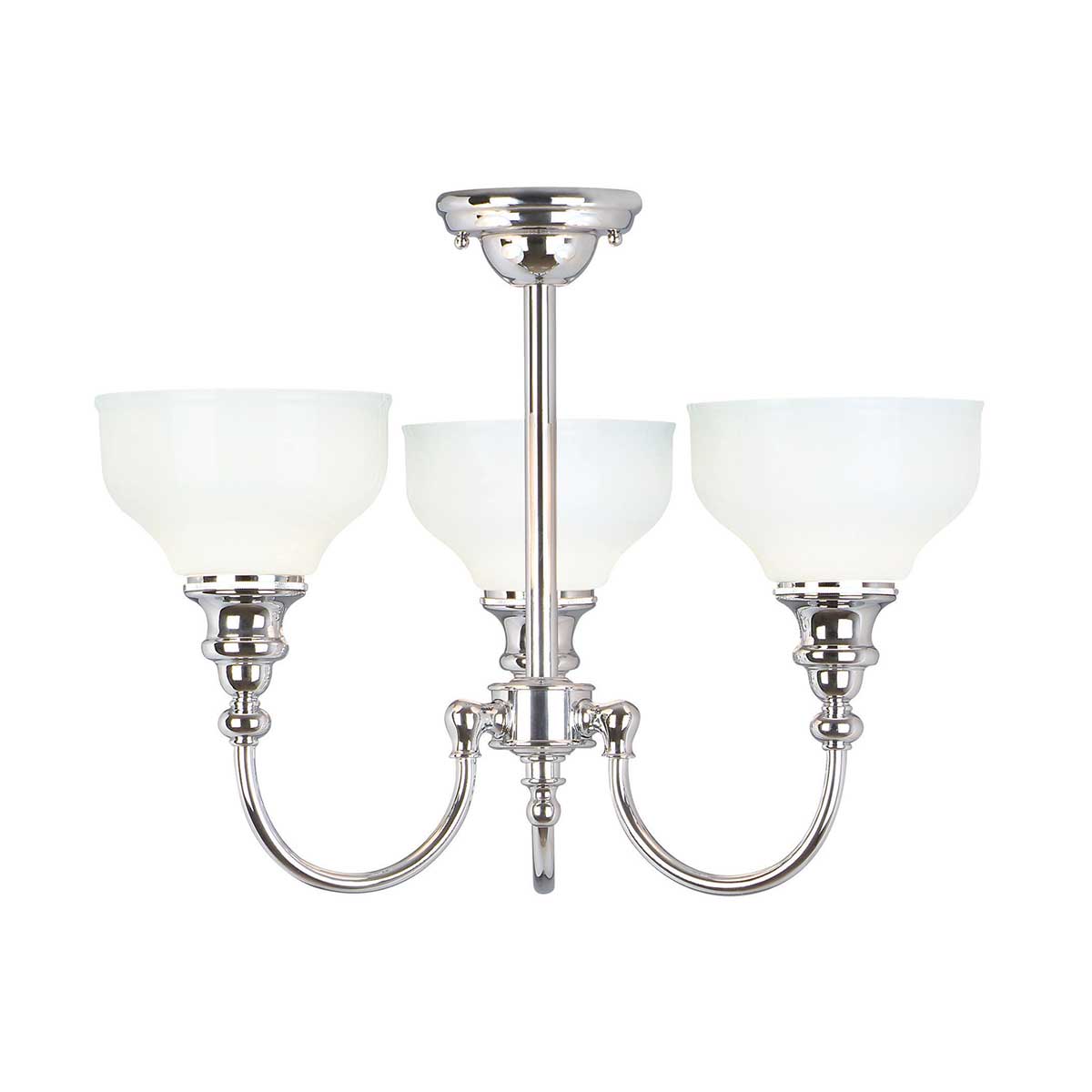 Elstead Lighting Plafonnier de salle de bain Cheadle 3 lumières BATH-CD3 – Salle de bain