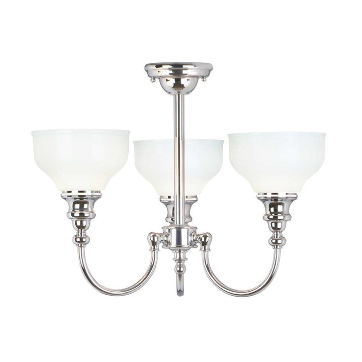 Elstead Lighting Plafonnier de salle de bain Cheadle 3 lumières BATH-CD3