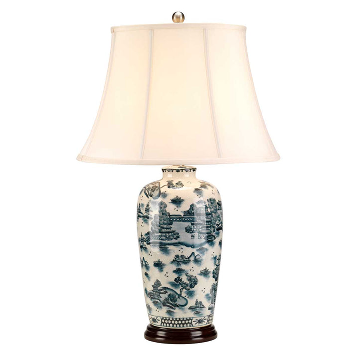 Elstead Lighting Lampe à poser Blue Traditional BLUE-TRAD-WP-TL