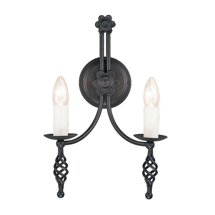 Elstead Lighting Applique Belfry 2 lumières BY2-BLACK