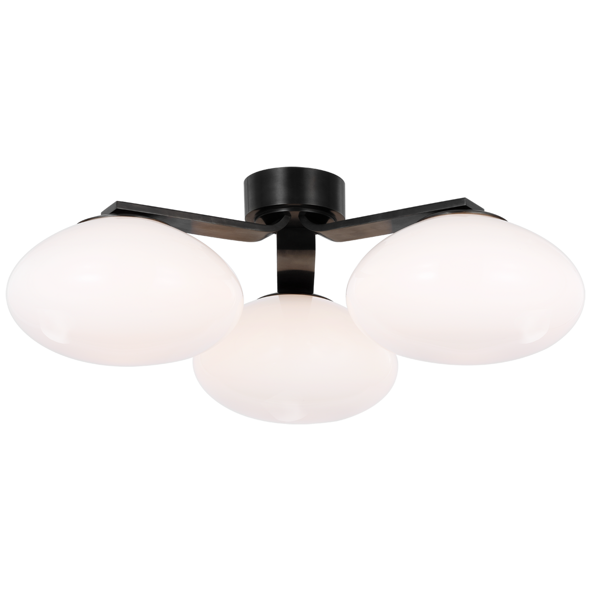 Visual Comfort Marisol très grand modèle 3 lumières CD4015GMWG – Plafonniers