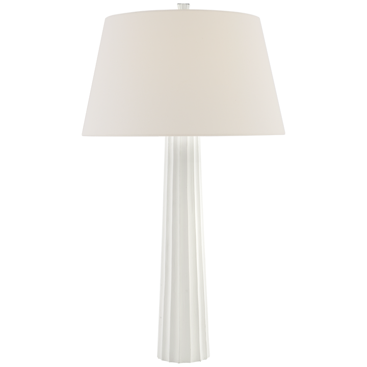 Visual Comfort Fluted Spire grand modèle VC-CHA8906WHTL