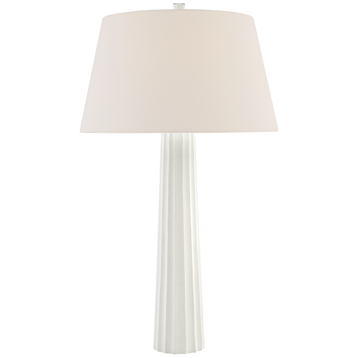 Visual Comfort Fluted Spire grand modèle CHA8906WHTLCL – Lampes rechargeables