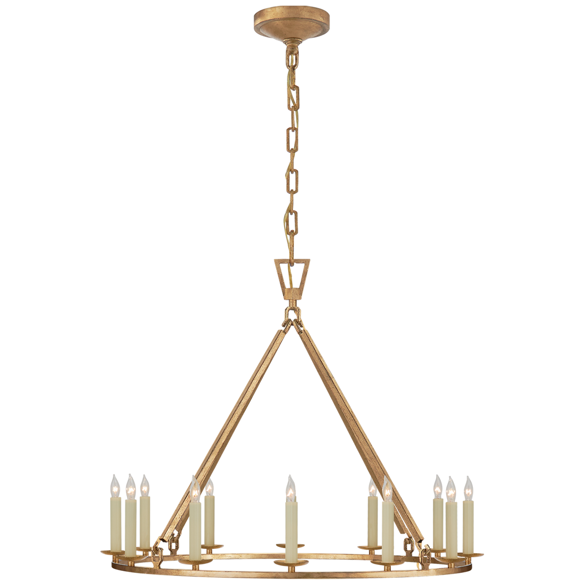 Visual Comfort Darlana modèle moyen 1 lumière anneau CHC5172GI – Lustres