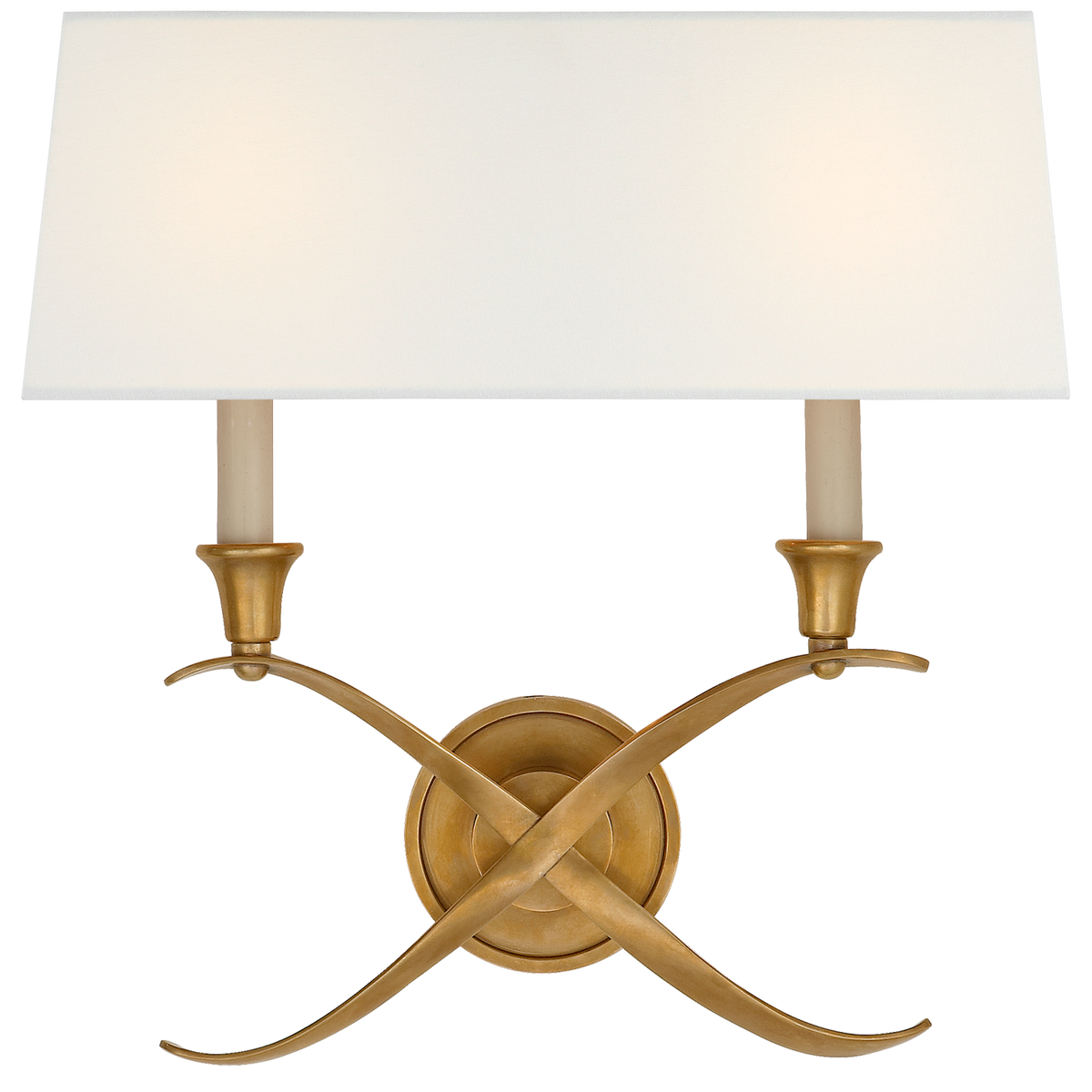 Visual Comfort Cross Bouillotte grand modèle CHD1191ABL – Appliques murales