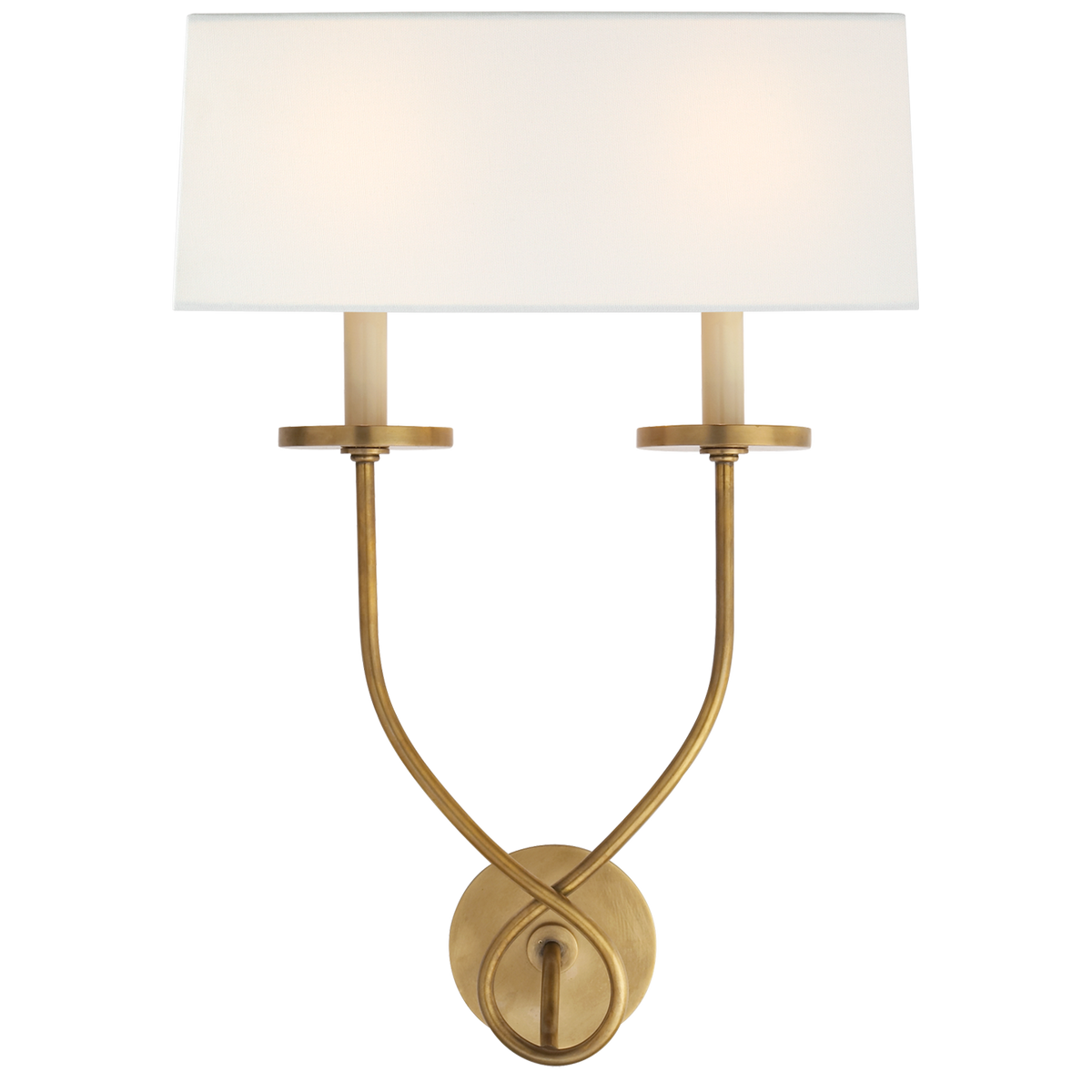 Visual Comfort Symmetric Twist 2 lumières CHD1612ABL – Appliques murales