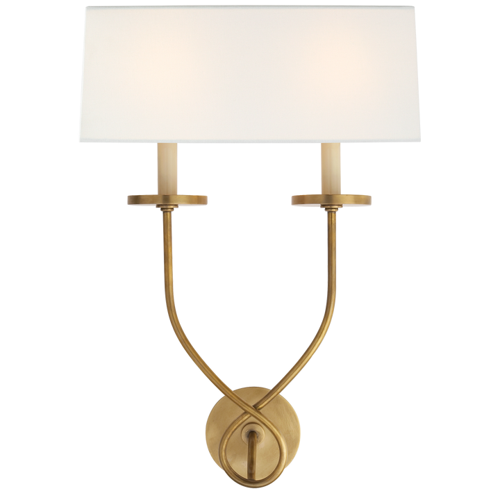 Visual Comfort Symmetric Twist 2 lumières VC-CHD1612ABL