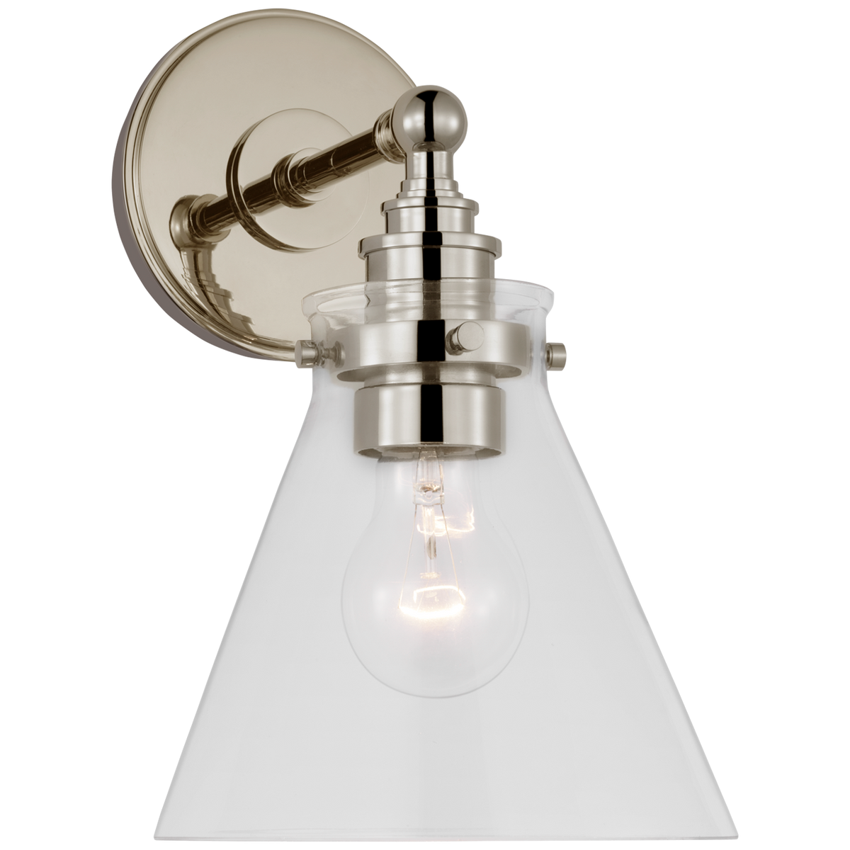 Visual Comfort Parkington petit modèle 1 lumière CHD2527PNCG – Salle de bain